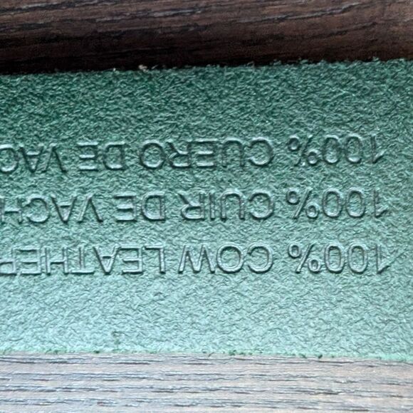 UO pine green Genuine leather belt NWT - Picture 4 of 6